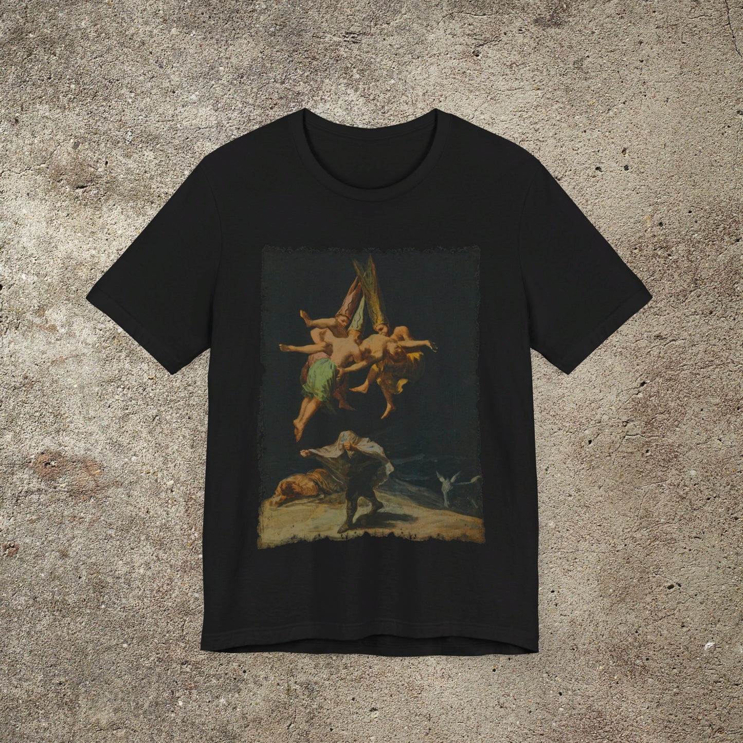 Witches Sabbat Occult Graphic T-Shirt, Satanist Unisex Tee, Gothic Medieval Print Top