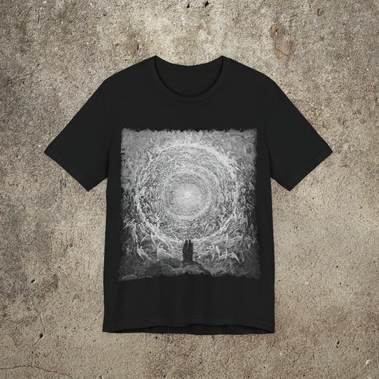 Gustave Doré Unisex T-Shirt, Divine Comedy Shirt, Dante Alighieri Shirt, Occult  Graphic Print T-Shirt