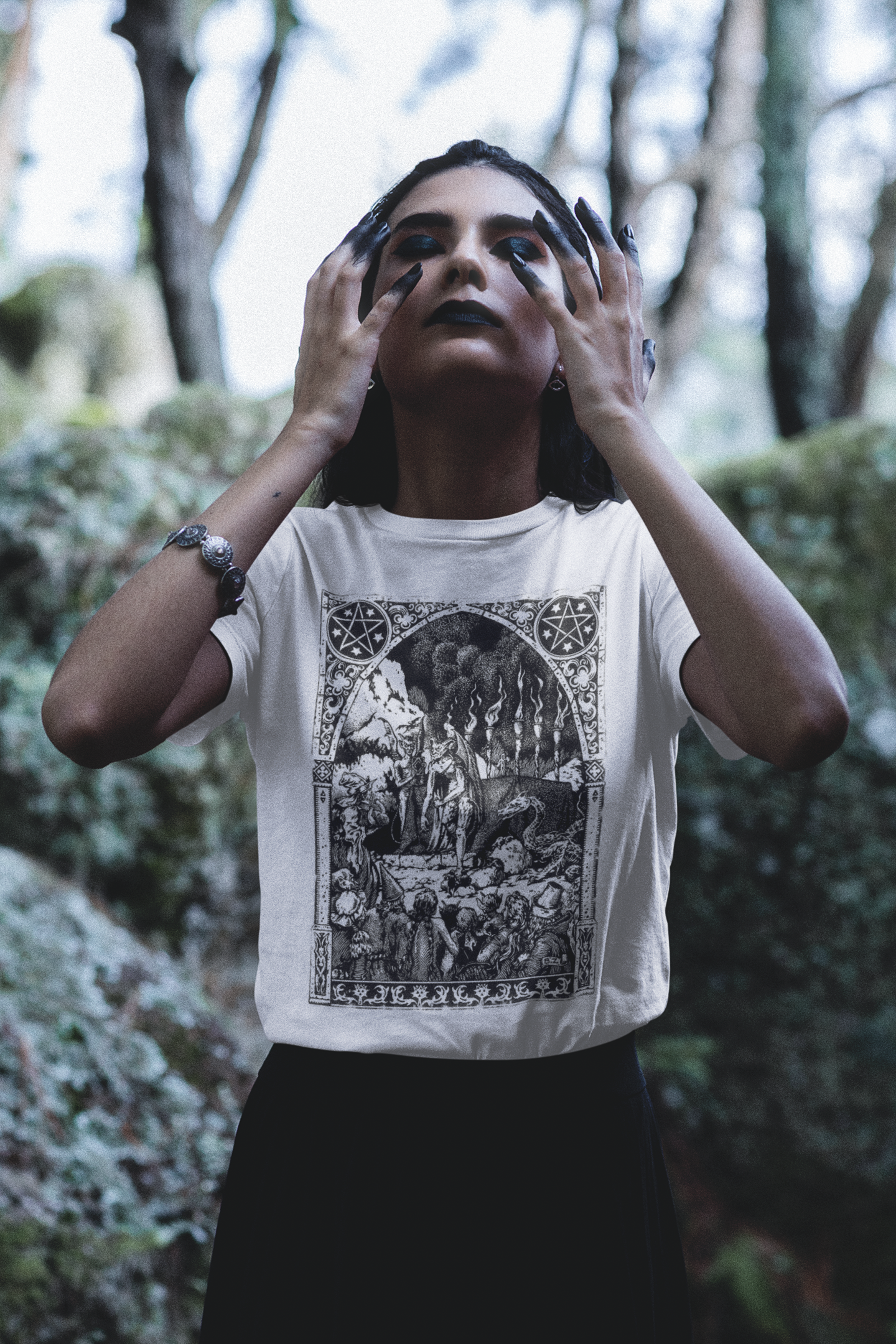 Witch Trial Occult Shirt, Dark Vintage Illustration Tee, Unisex Gothic Top