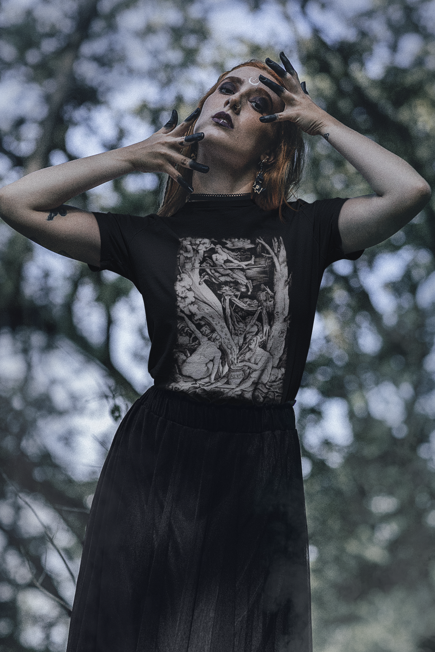 the witches occult shirt, the witches sabbath, black magic t-shirt, unisex witchcraft top