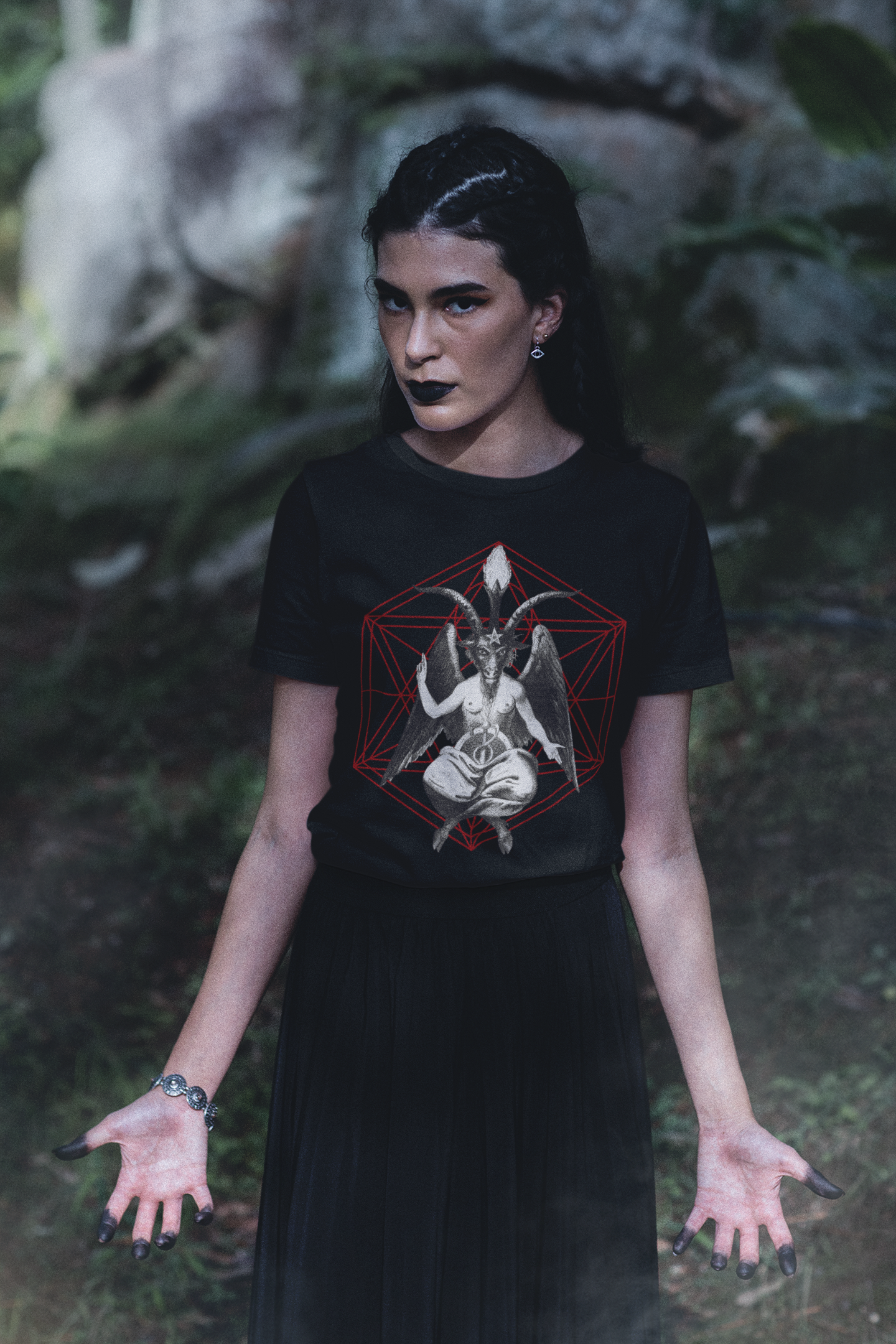 Baphomet solve et coagula alchemy t-shirt, occult tee, satanic, unisex tshirt