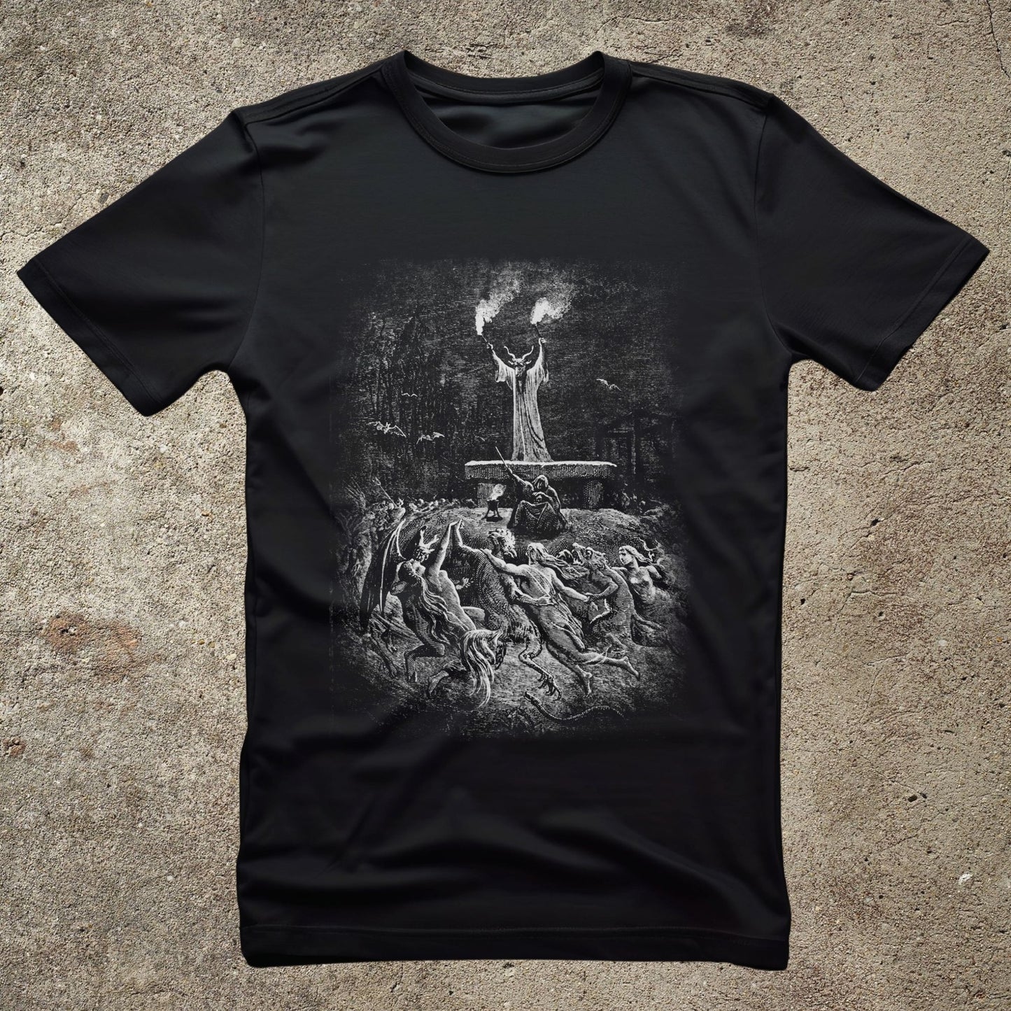 witches sabbath tshirt, la danse du sabbat top, graphic witchcraft unisex tee, occult, satanic top