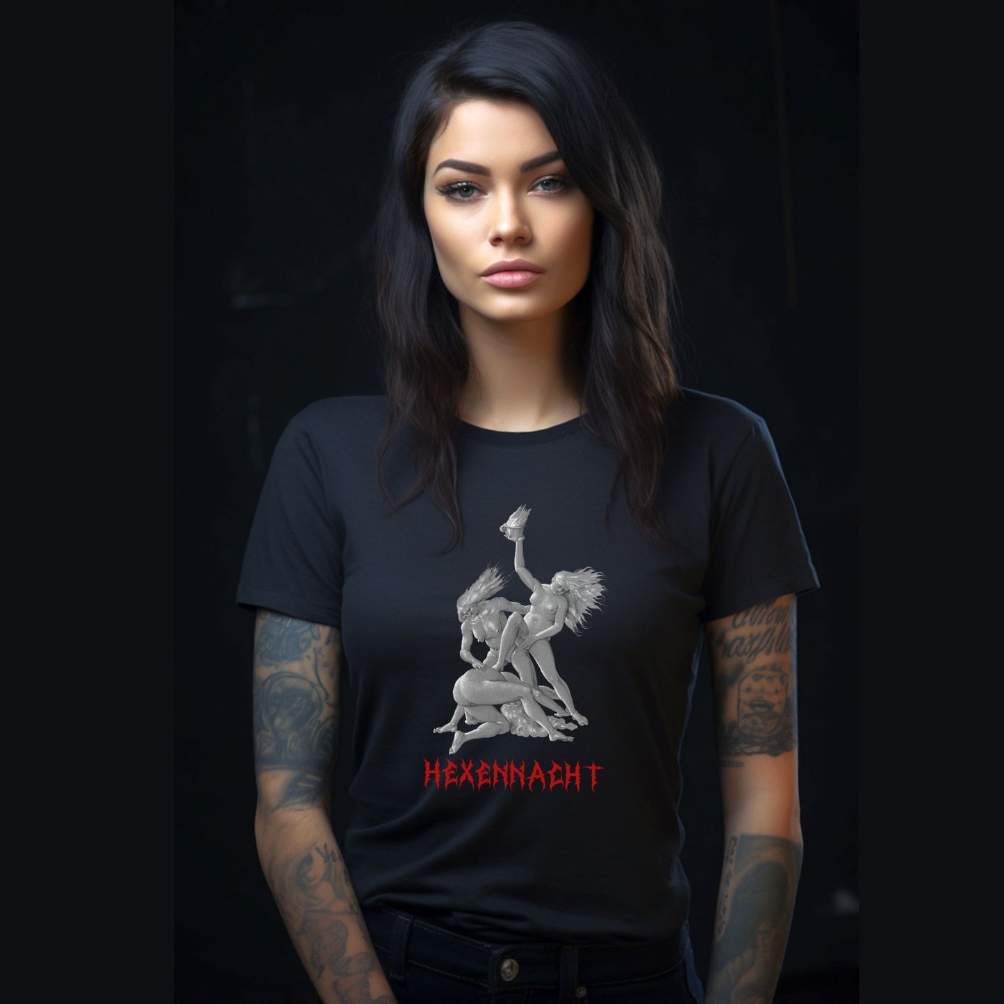 three witches, witches night, witches sabbath, occult tshirt, unisex tee
