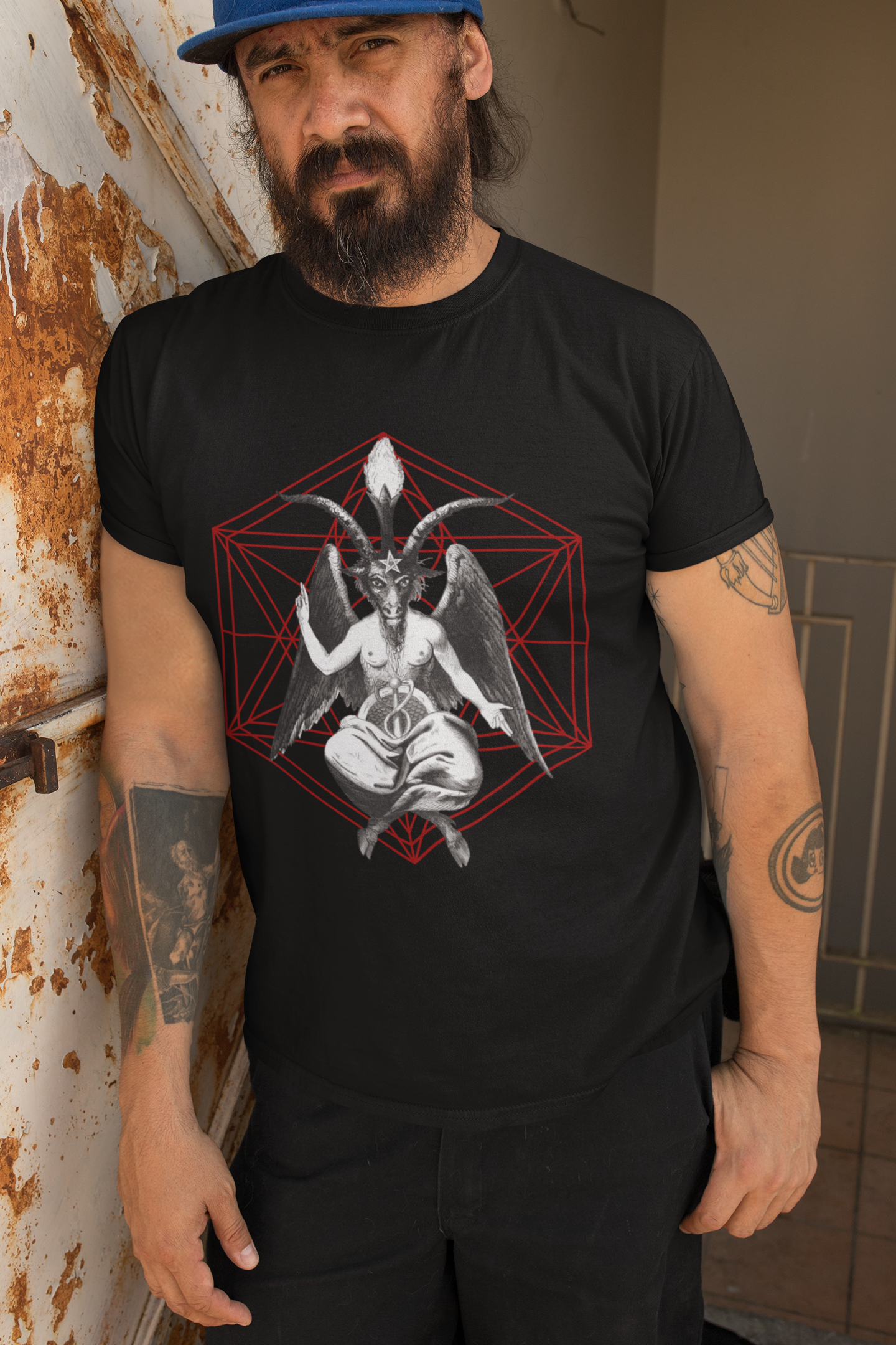 Baphomet solve et coagula alchemy t-shirt, occult tee, satanic, unisex tshirt