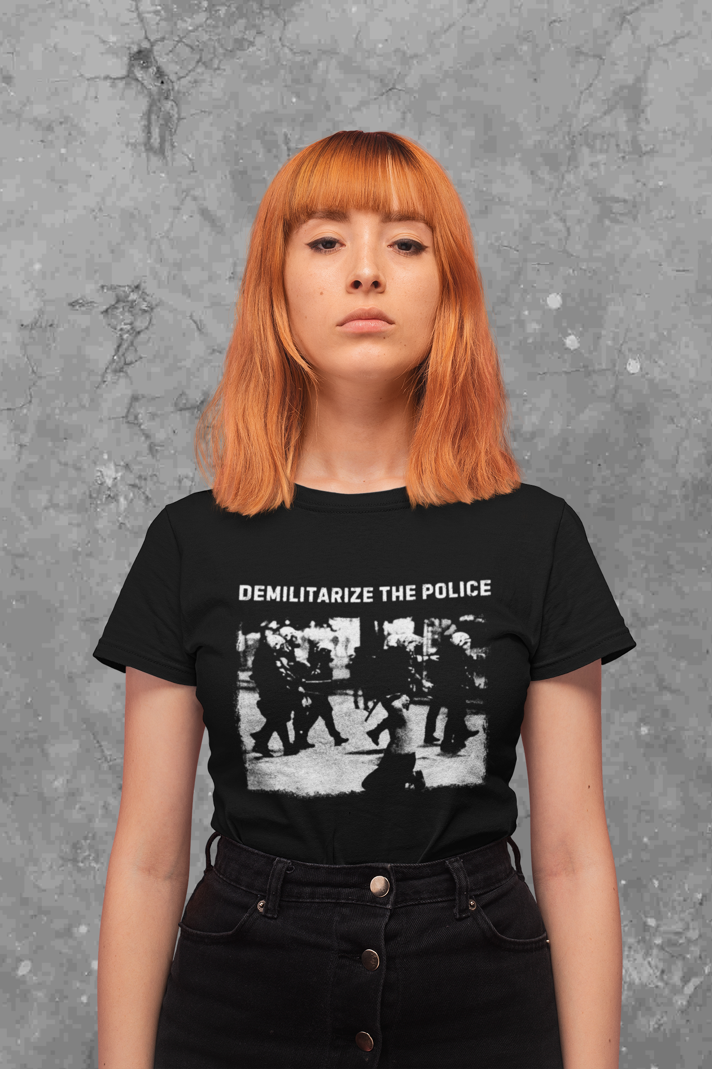 Demilitarize the Police T-Shirt, ACAB, End Police Brutality Activist Shirt, Social Justice Graphic Top