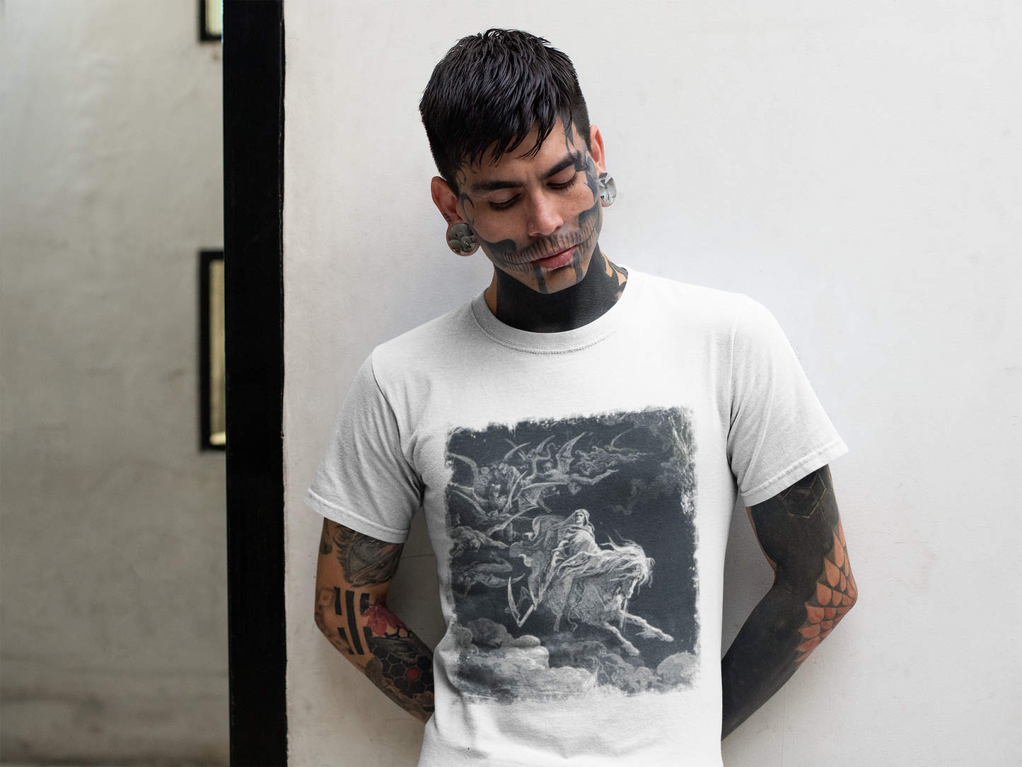 Gustave Doré T-Shirt, Death on the Pale Horse Shirt, Occult T-Shirt, Satanic Shirt, Horseman of the Apocalypse Tee, The Vision of Death Tee