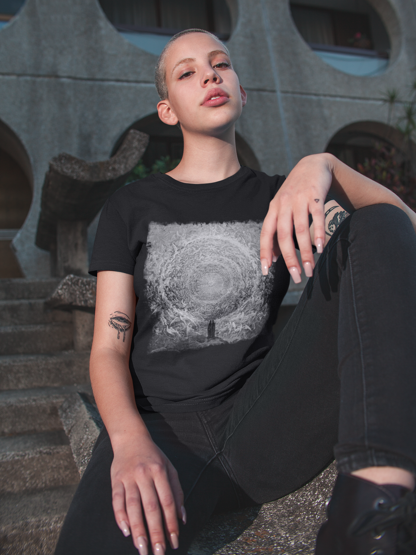 Gustave Doré Unisex T-Shirt, Divine Comedy Shirt, Dante Alighieri Shirt, Occult  Graphic Print T-Shirt