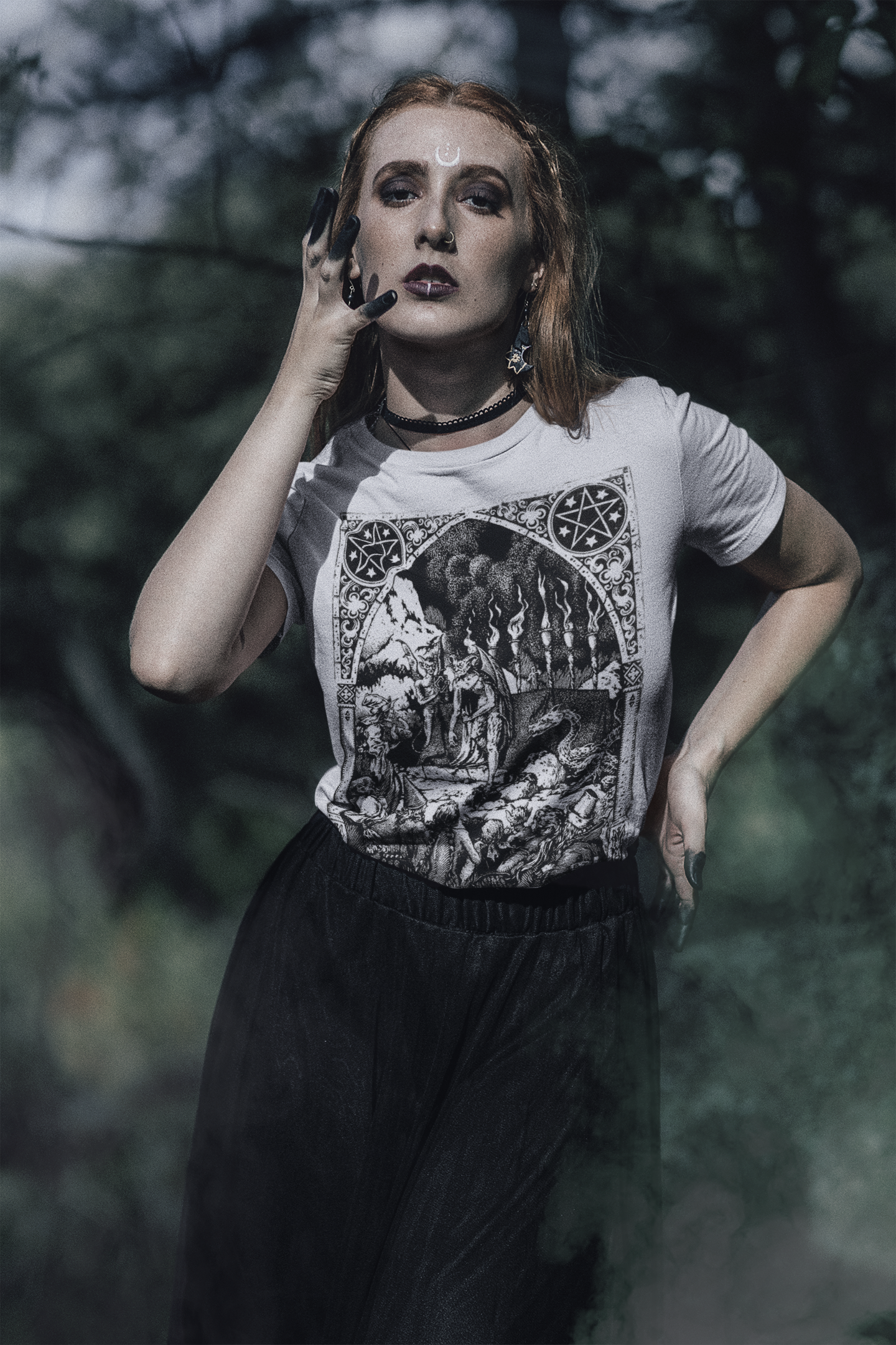 Witch Trial Occult Shirt, Dark Vintage Illustration Tee, Unisex Gothic Top